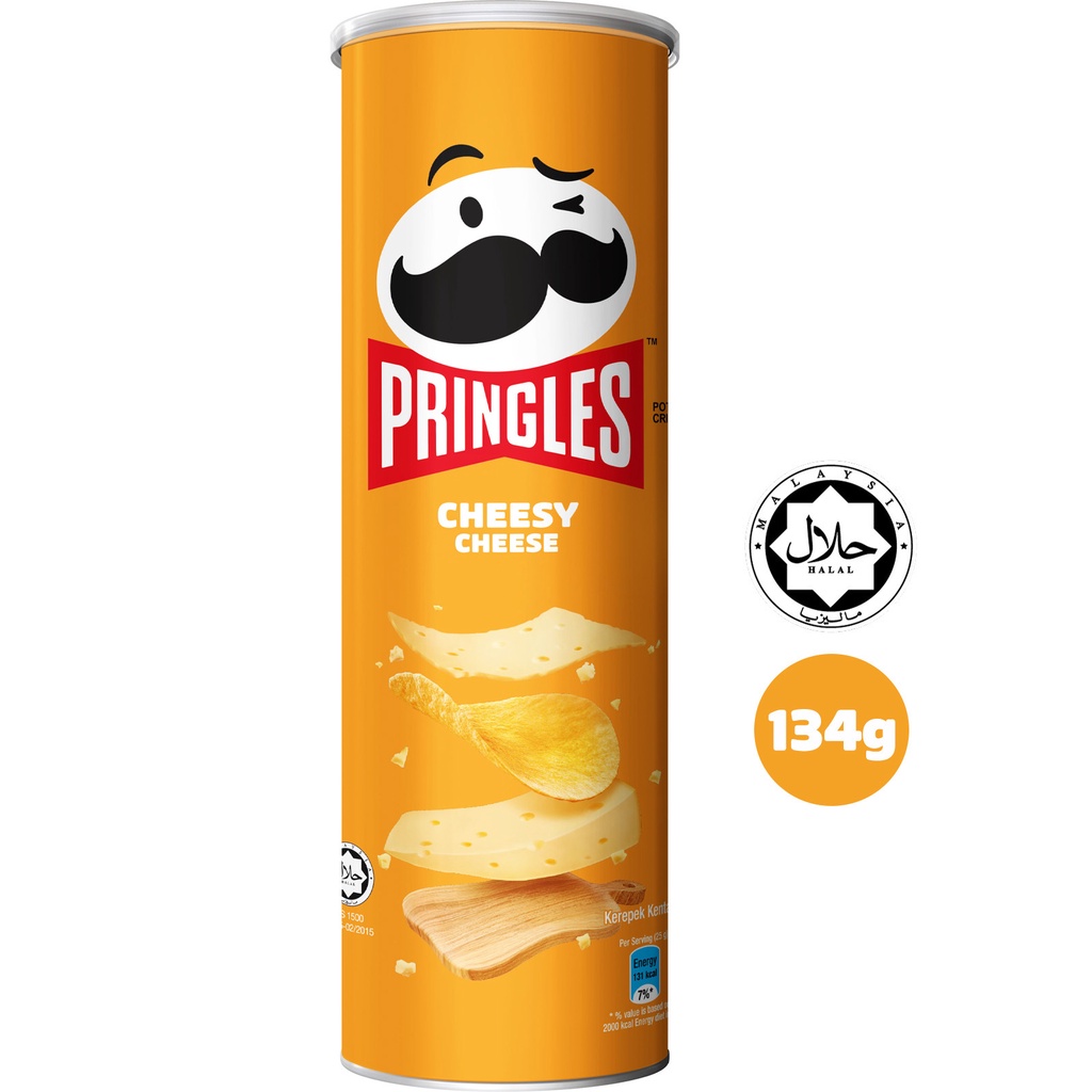 PRINGLES CHEESY CHEESE 134g