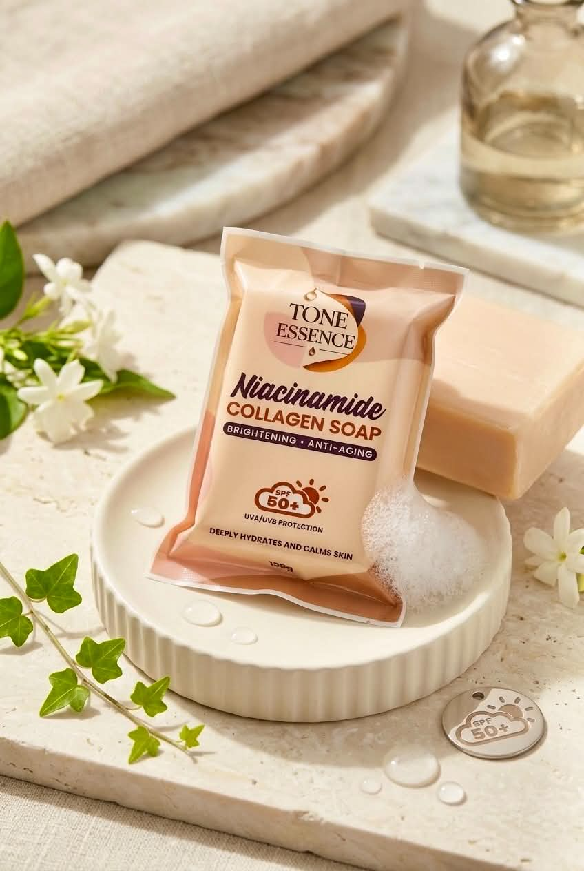 Tone Essence Niacinamide Collagen Bar Soap
