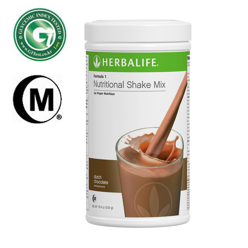 Formula 1 Nutritional Shake Mix Dutch Chocolate Net Wt 19.4 oz (550 g) Canister