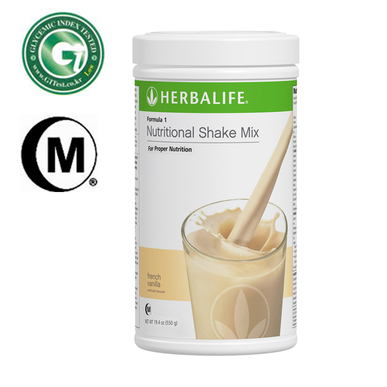 Formula 1 Nutritional Shake Mix French Vanilla Net Wt 19.4 oz (550 g) Canister